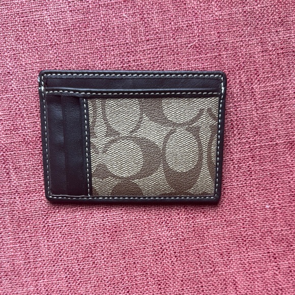Coach Brown Card Holder - Picture 2 of 2